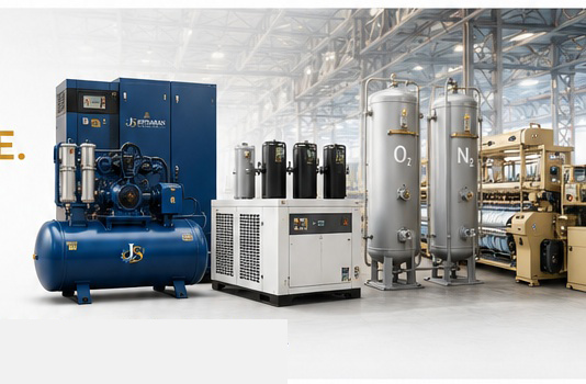 Industrial machinery and air compressor equipment supplied by Jotsaran Enterprises in Ludhiana